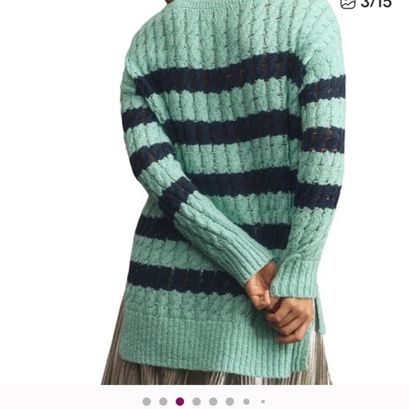 Anthropologie Pilcro Womens XXS Longline Stitch‎ Sweater NWT - Picture 3 of 9